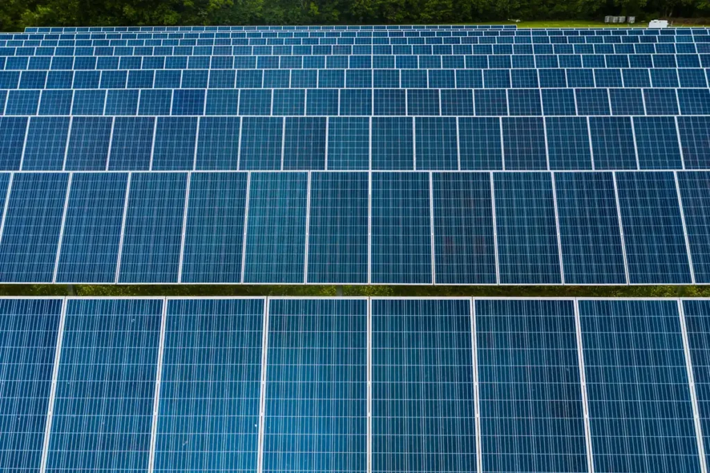  Image shows a man paying for a solar panel installation in 2024